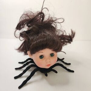 Handmade by Me Spider Dollhead Table Decor